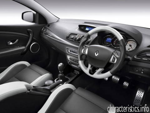 RENAULT Покоління
 Megane Coupe III version 2012 RS Trophy 2.0 16V (265 Hp) Turbo Технічні характеристики
